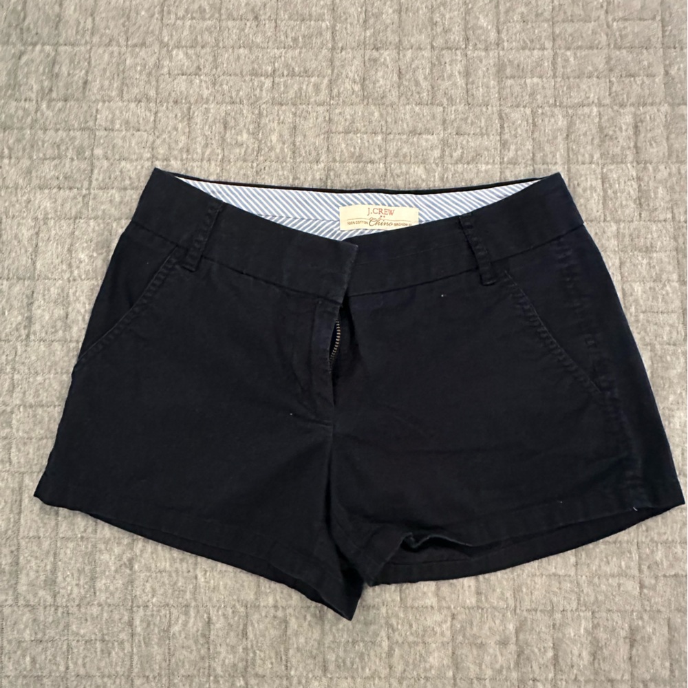 J. Crew Black Women's Chino Bermuda Shorts
